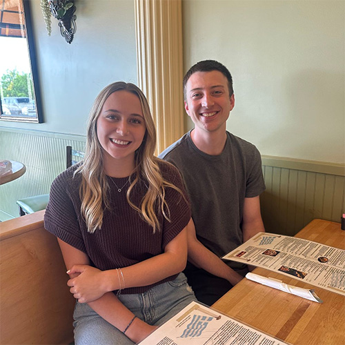 Kirstyn Bauer and Isaac King